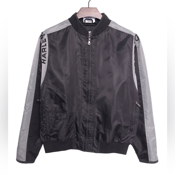 Harley-Davidson Vintage Two-Tone Bomber Jacket - Picture 6 of 8